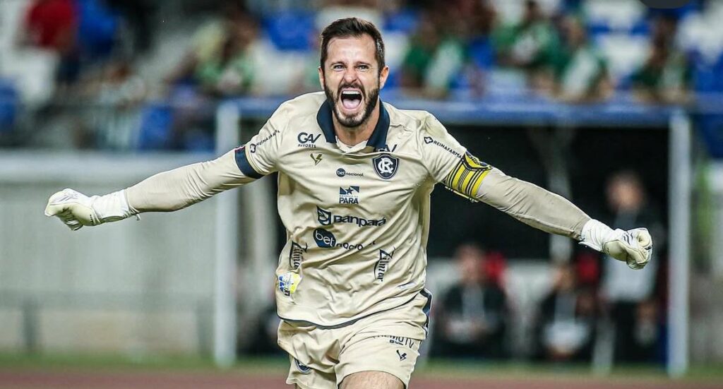 Marcelo Rangel comemorando - Foto: Thiago Lobato